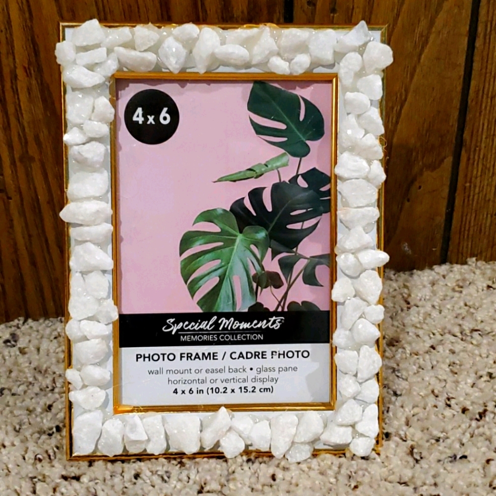 Homemade 4x6  Stone Gold Picture Frame